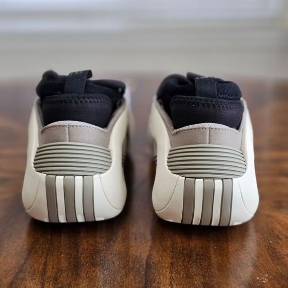 Adidas Harden Vol. 8 Feather Grey Basketball Shoes Women’s 11 Black Tan IG6649 - Picture 5 of 14